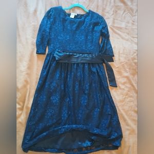 Blue Lace Dress